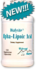 Dialyvite Alpha Lipoic Acid HP180