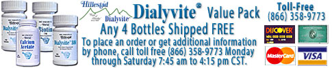 Dialyvite Value Pack - Any 4 Products Ship FREE!