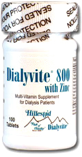 Dialyvite 800 with Zinc